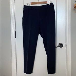 Navy Blue Ann Taylor Trousers (Curvy)